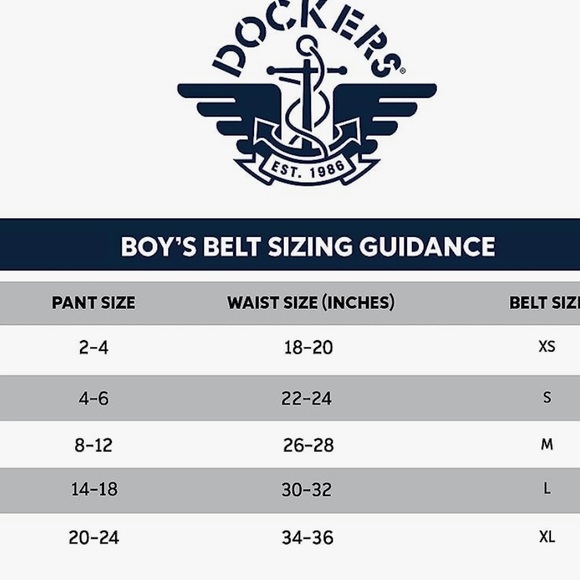 NWT: Boys dockers (2 in 1) reversible youth belt.. size large - Picture 2 of 5